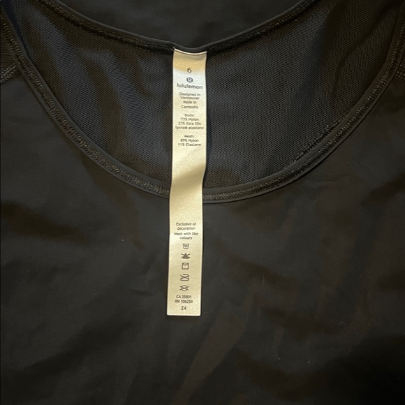 Lululemon Athletica Black Tank Top - Picture 5 of 5